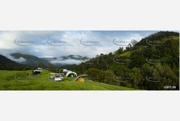 Early Morning Camp Site NSW Aerial Photography