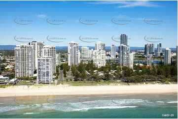 Aerial Photo Main Beach QLD Aerial Photography