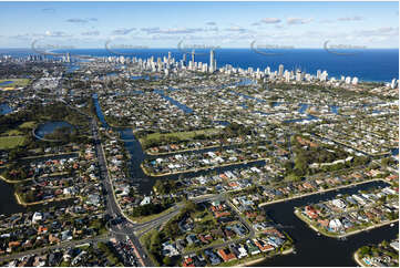 Aerial Photo Broadbeach Waters QLD Aerial Photography