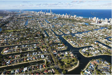 Aerial Photo Broadbeach Waters QLD Aerial Photography