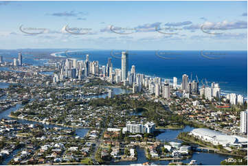 Aerial Photo Broadbeach Waters QLD Aerial Photography