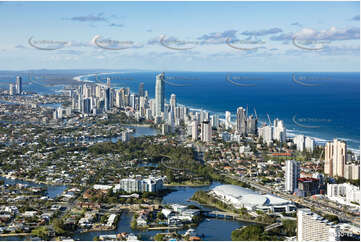 Aerial Photo Broadbeach Waters QLD Aerial Photography