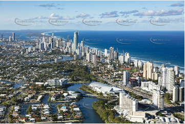 Aerial Photo Broadbeach Waters QLD Aerial Photography
