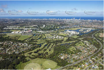 Aerial Photo Carrara QLD Aerial Photography