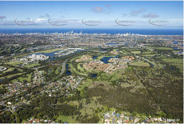 Aerial Photo Carrara QLD Aerial Photography