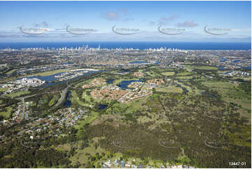Aerial Photo Carrara QLD Aerial Photography
