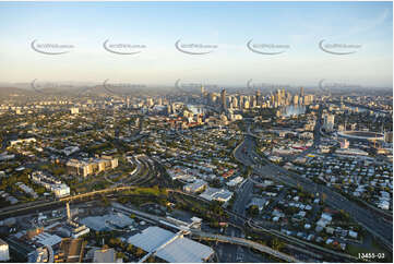 Sunrise Aerial Photo Woolloongabba QLD Aerial Photography