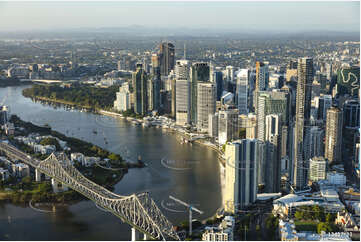 Aerial Photo Brisbane City QLD Aerial Photography