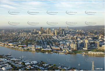 Sunrise Aerial Photo Teneriffe QLD Aerial Photography