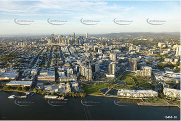 Sunrise Aerial Photo Newstead QLD Aerial Photography