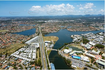 Aerial Photo Varsity Lakes QLD Aerial Photography