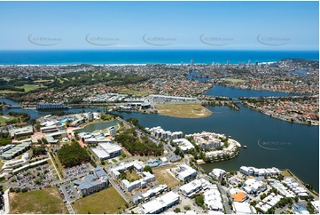 Aerial Photo Varsity Lakes QLD Aerial Photography