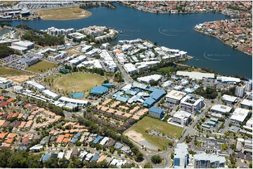 Aerial Photo Varsity Lakes QLD Aerial Photography