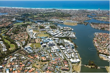 Aerial Photo Varsity Lakes QLD Aerial Photography