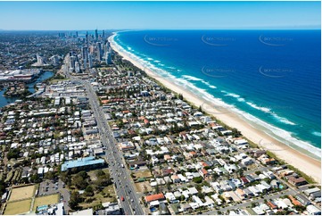 Aerial Photo Mermaid Beach QLD Aerial Photography