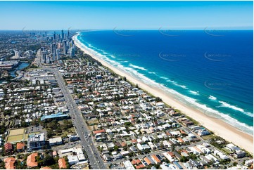 Aerial Photo Mermaid Beach QLD Aerial Photography