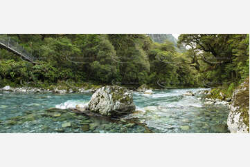 Panoramic Aerial Photo Fiordland National Park Aerial Photography