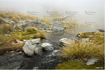 Mountain Stream - The Remarkables Aerial Photography