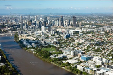 Aerial Photo West End QLD Aerial Photography