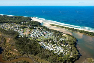 Aerial Photo Valla Beach NSW Aerial Photography