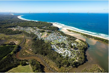 Aerial Photo Valla Beach NSW Aerial Photography