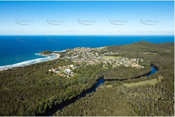 Aerial Photo Scotts Head NSW Aerial Photography