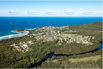 Aerial Photo Scotts Head NSW Aerial Photography