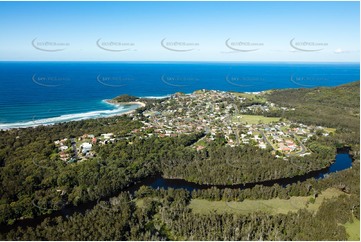 Aerial Photo Scotts Head NSW Aerial Photography