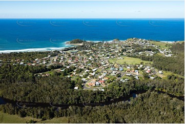 Aerial Photo Scotts Head NSW Aerial Photography