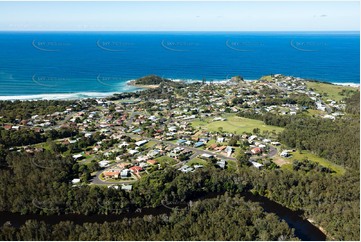 Aerial Photo Scotts Head NSW Aerial Photography