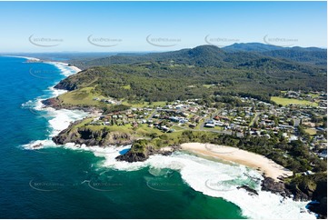 Aerial Photo Scotts Head NSW Aerial Photography
