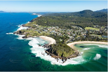 Aerial Photo Scotts Head NSW Aerial Photography