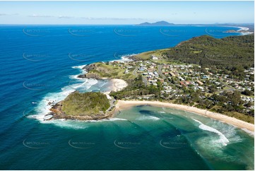 Aerial Photo Scotts Head NSW Aerial Photography