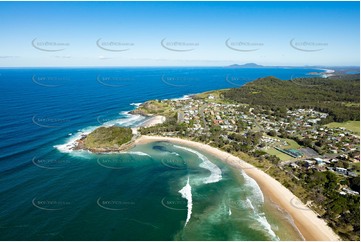 Aerial Photo Scotts Head NSW Aerial Photography