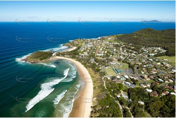 Aerial Photo Scotts Head NSW Aerial Photography