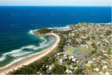 Aerial Photo Scotts Head NSW Aerial Photography