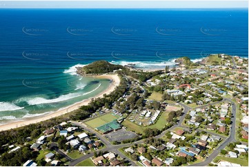 Aerial Photo Scotts Head NSW Aerial Photography