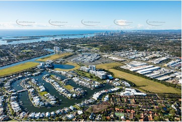 Aerial Photo Biggera Waters QLD Aerial Photography