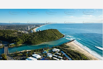 Aerial Photo Burleigh Heads QLD Aerial Photography