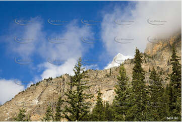 Mountain Views Moraine Lake Aerial Photography