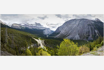 Icefields Parkway Alberta Canada Aerial Photography