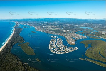 High Altitude Aerial Photo Paradise Point QLD Aerial Photography