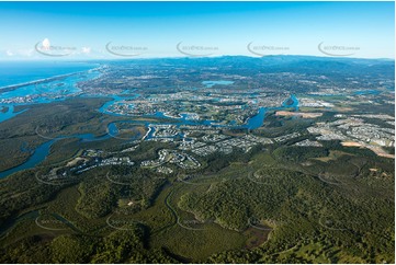 High Altitude Aerial Photo Coomera QLD Aerial Photography