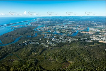 High Altitude Aerial Photo Coomera QLD Aerial Photography