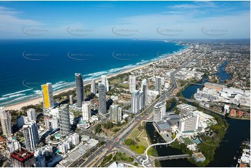 Aerial Photo Broadbeach QLD Aerial Photography