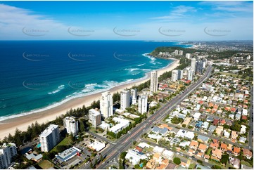 Aerial Photo Burleigh Heads QLD Aerial Photography