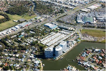 Aerial Photo Biggera Waters QLD Aerial Photography