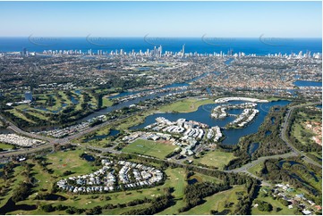 Aerial Photo Carrara QLD Aerial Photography