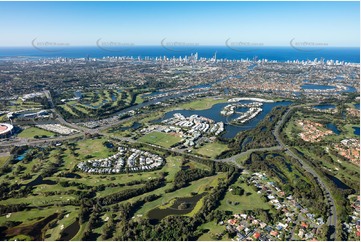 Aerial Photo Carrara QLD Aerial Photography