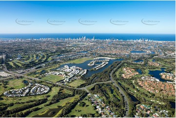 Aerial Photo Carrara QLD Aerial Photography